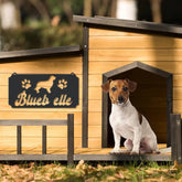 Pet Name Metal Sign Dog Sign for Wall Dog House Name Pet Name Plaque Dog Décor Pet Signs Dog Name Sign Dog Kennel