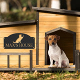 Pet Name Metal Sign - Dog Sign for Wall - Dog House Name - Pet Name Plaque - Dog Decor - Pet Signs - Dog Name Sign- Dog