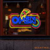 Pizza Neon Sign Open Pizza Led Sign Restaurant Sign Kitchen Neon Sign Neon Sign Bedroom Led Neon Sign Neon Light Sign