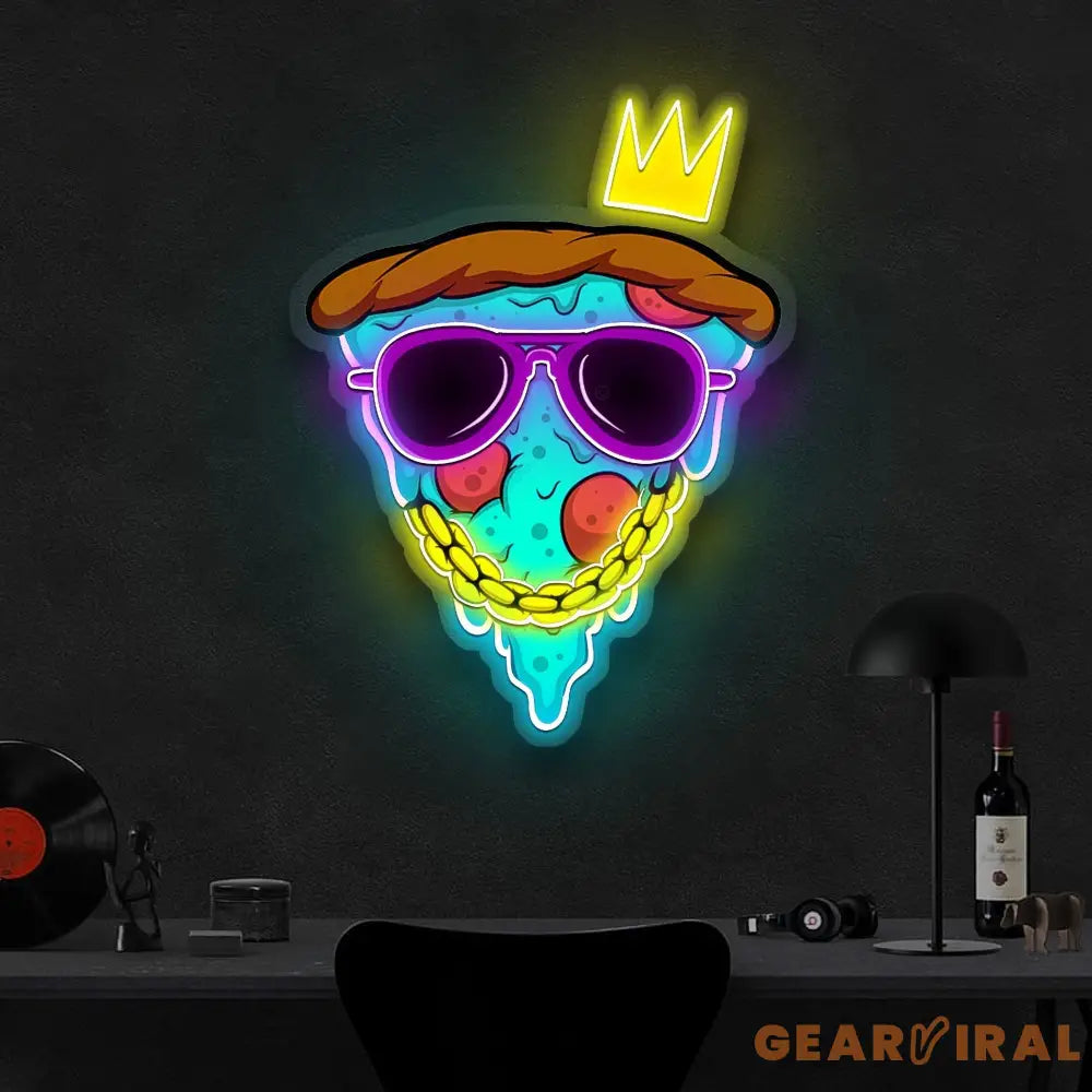 Pizza Swag Neon Sign x Acrylic Artwork