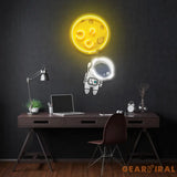 Planet Balloon Led Neon Acrylic Artwork