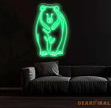 Polar Bear LED Neon Sign - Custom Wall Decor Game Room Sign Bar LED Light Best Gifts for Him Unique Polar Bear Neon Art