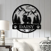 Pomerian Metal Sign Custom Dog Name Sign Dog Memorial Gift Pomerian Wall Decor Dog Lovers Wall Art Pet Lover Gift Dog