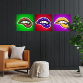 ’Pop Art Lips’ Neon x Acrylic Artwork