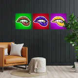 ’Pop Art Lips’ Neon x Acrylic Artwork