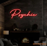 Psychic Neon Sign Fortune Teller Sign Psychic Reader Tarot Card Custom Neon Sign Psychic Led Sign Psychic Shop Decor
