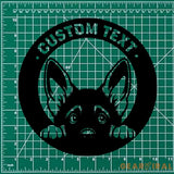 Puppy Metal Sign Custom Dog Sign Personalized Family Led Sign Outdoor Door Decor Personalized Dog Wall Art Gift for