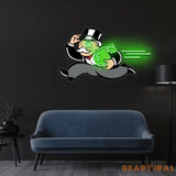 ’Robber Baron’ Neon x Acrylic Artwork