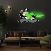 ’Robber Baron’ Neon x Acrylic Artwork