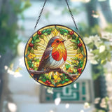 Robin Bird Suncatcher Bird Suncatcher Robin Bird Window Hangings Robin Decoration Bird Lover Gift Nature Lover Gift