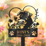 Rottweilers Dog Sign - Pet Memorial Gift - Custom Dog Memorial Stake - Metal Stake | GearViral