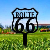 Route 66 Metal Wall Art Housewarming Gif Car Metal Sign Car Wall Decor Car Personalize Metal Sign Housewarming Living