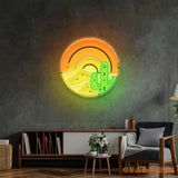 Sahara Desert Sunset LED Neon Sign Light Pop Art