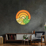 Sahara Desert Sunset LED Neon Sign Light Pop Art