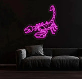 Scorpion Led Light Custom Neon Sign Gifts For Him Bedroom Wall Art Man Cave Decor Scorpion Led Sign Bar Club Room