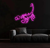Scorpion Led Light Custom Neon Sign Gifts For Him Bedroom Wall Art Man Cave Decor Scorpion Led Sign Bar Club Room