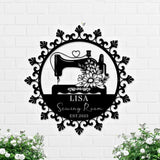 Sewing Room Sign - Personalized Sign - Custom Metal Sewing sign - Quilting sign | GearViral