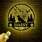 Shih Tzu Metal Sign Custom Dog Name Sign Dog Memorial Gift Shih Tzu Wall Decor Dog Lovers Wall Art Pet Lover Gift Dog