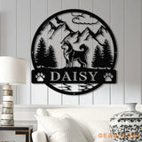 Siberian Husky Metal Sign Custom Dog Name Sign Dog Memorial Gift Siberian Husky Wall Decor Dog Lovers Wall Art Pet