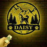 Siberian Husky Metal Sign Custom Dog Name Sign Dog Memorial Gift Siberian Husky Wall Decor Dog Lovers Wall Art Pet