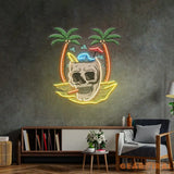 Skull Island LED Neon Sign Light Pop Art