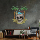 Skull Island LED Neon Sign Light Pop Art