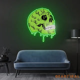 Skull zombie Neon Sign x Acrylic Artwork