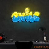 Smile Grafity Neon Sign x Acrylic Artwork