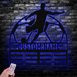 Soccer Medal Hanger Custom Name Metal Sign Soccer Award Display Personalized Soccer Medal Display Soccer Medal Holder