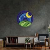 Starry Night LED Neon Sign Light Pop Art