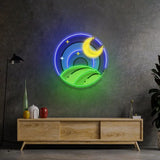 Starry Night LED Neon Sign Light Pop Art