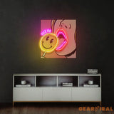 Suck Me Led Neon Acrylic Artwork