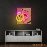 Suck Me Led Neon Acrylic Artwork