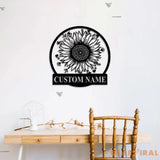 Sunflower Decor Metal Sign Personalized - Sunflower Sign - Sunflower Decor - Sunflower | GearViral