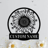 Sunflower Decor Metal Sign Personalized - Sunflower Sign - Sunflower Decor - Sunflower | GearViral