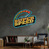 Super Speed LED Neon Sign Light Pop Art