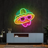 Taco Restaurant Decor Mexican Food Artwork Led Neon Sign Light