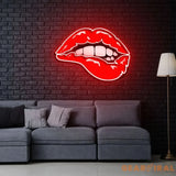 ’Taste of Your Lips’ Neon x Acrylic Artwork