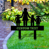 Teacher Metal Garden Stake Teacher Design Sign - Garden metal sign - Perfect Housewarming - Garden Decor Family Gift