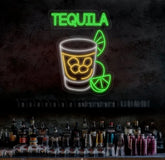 Tequila Neon Sign Tequila Led Light Tequila Bar Decor Bar Neon Sign Light Cocktail Neon Light Bar Wall Art House Wall