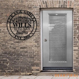 Together Couple Metal Sign Custom Last Name Sign Metal Monogram Housewarming Gift Wedding Monogram Anniversary Gift