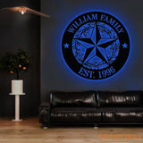 USA Metal House Metal Sign Metal Monogram Housewarming Wedding Monogram Anniversary Housewarming Gift