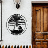 Veteran Metal Sign Custom Military Soldier Metal Memorial Stakes Personalized Veterans Military Grave Name Sign