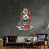 Vintage Lantern LED Neon Sign Light Pop Art