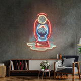 Vintage Lantern LED Neon Sign Light Pop Art