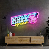 Volleyball Spike LED Neon Sign Light Pop Art