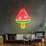 Water melon Popsicle Neon Acrylic Artwork