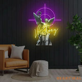 Winged Victory Neon x Acrylic Artwork