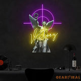 Winged Victory Neon x Acrylic Artwork
