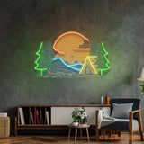 Winter Relaxation Led Neon Acrylic Artwork